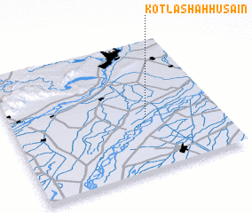 3d view of Kotla Shāh Husain