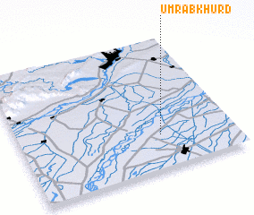 3d view of Umrāb Khurd