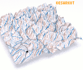 3d view of Kesarkot