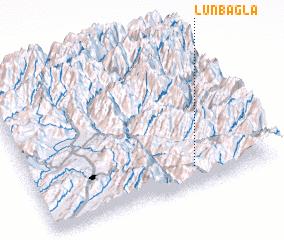 3d view of Lūn Bagla