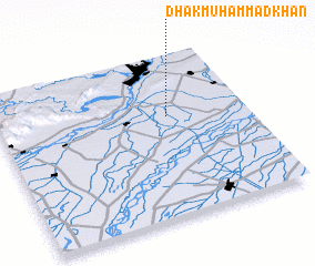 3d view of Dhak Muhammad Khān