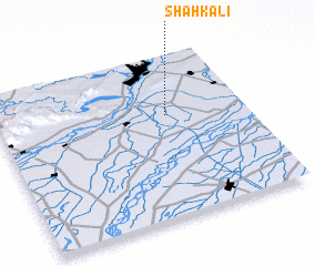 3d view of Shāh Kali