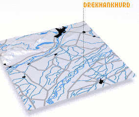 3d view of Drekhān Khurd