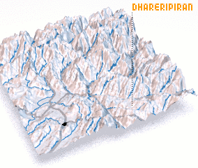 3d view of Dhareri Pīrān