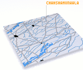 3d view of Chāh Shāmūnwāla