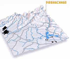 3d view of Pir Bhachhar