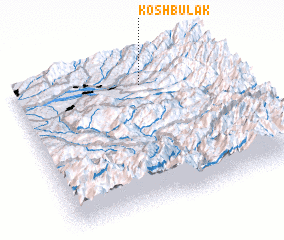 3d view of Koshbulak