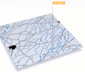 3d view of Mīrpur