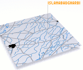 3d view of Islāmābād Gharbi