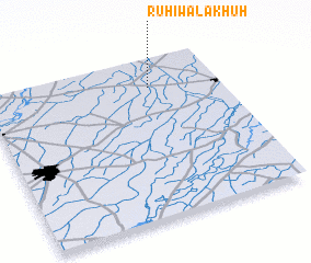 3d view of Ruhīwāla Khūh