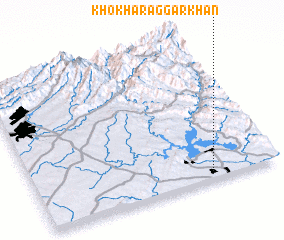 3d view of Khokhar Aggar Khān