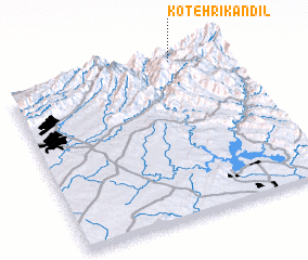 3d view of Kotehri Kandil