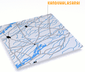 3d view of Kanduwāla Sarāi