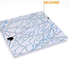 3d view of Balochān