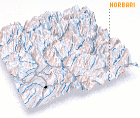 3d view of Hor Bāri