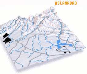 3d view of Aslāmābād