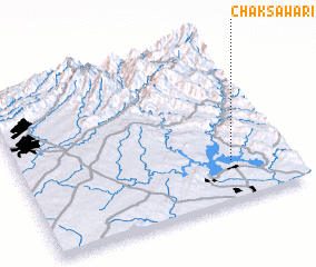 3d view of Chak Sawāri