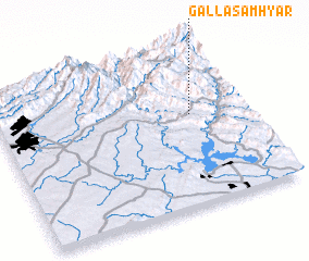 3d view of Gālla Samhyār