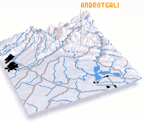 3d view of Androt Gali