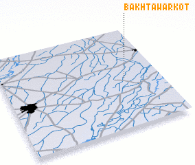 3d view of Bakhtāwar Kot