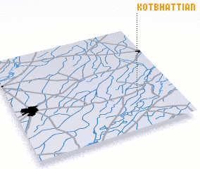 3d view of Kot Bhattiān