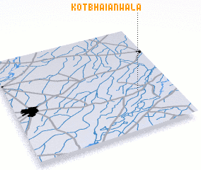 3d view of Kot Bhāiānwāla