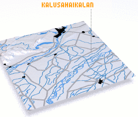 3d view of Kālu Sahāi Kalān