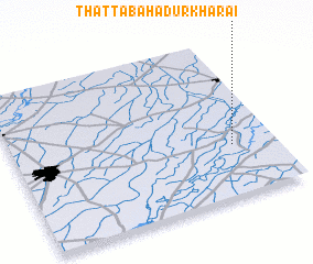 3d view of Thatta Bahādur Kharai