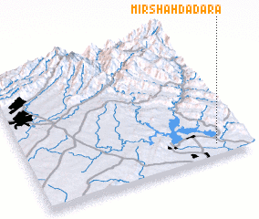 3d view of Mīr Shāh da Dāra