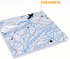 3d view of Pindi Rāmpur