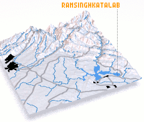 3d view of Rām Singh ka Tālāb