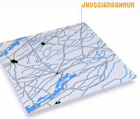 3d view of Jhuggiān Rahmūn