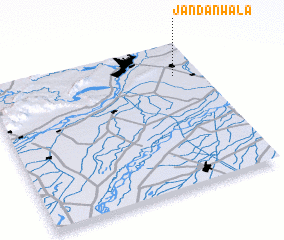 3d view of Jandānwāla