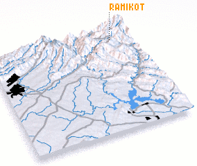 3d view of Rāmi Kot