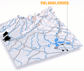 3d view of Palāhal Khurd