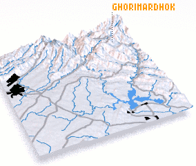 3d view of Ghori Mār Dhok