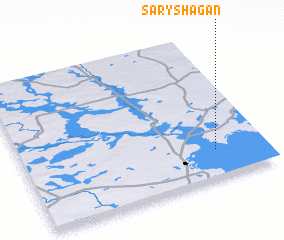 3d view of Saryshagan