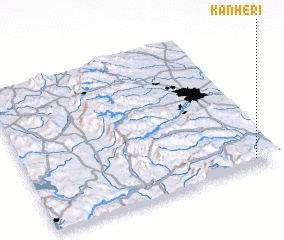 3d view of Kanheri