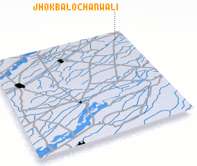 3d view of Jhok Balochānwāli