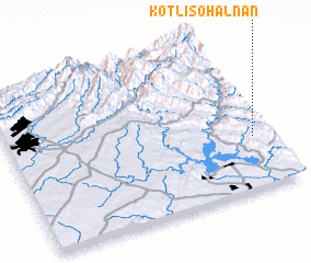 3d view of Kotli Sohalnān