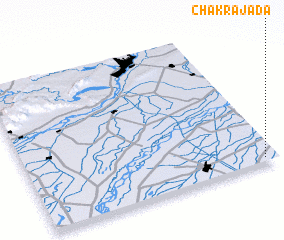 3d view of Chak Rajāda