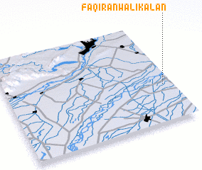 3d view of Faqīrānwāli Kalān