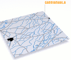 3d view of Garriānwāla