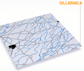 3d view of Gillānwāla