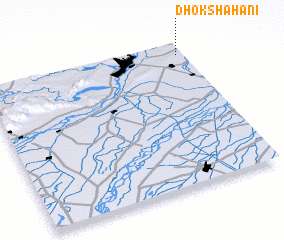 3d view of Dhok Shāhāni