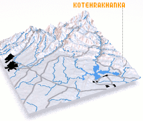 3d view of Kotehra Khanka