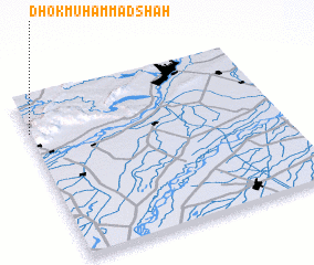 3d view of Dhok Muhammad Shāh