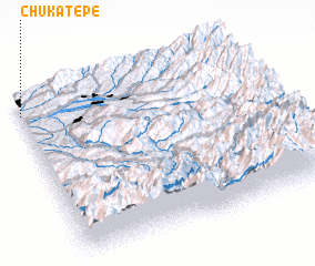 3d view of Chuka-Tepe