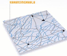 3d view of Kāhan Singhwāla