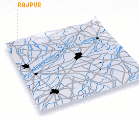 3d view of Rājpur